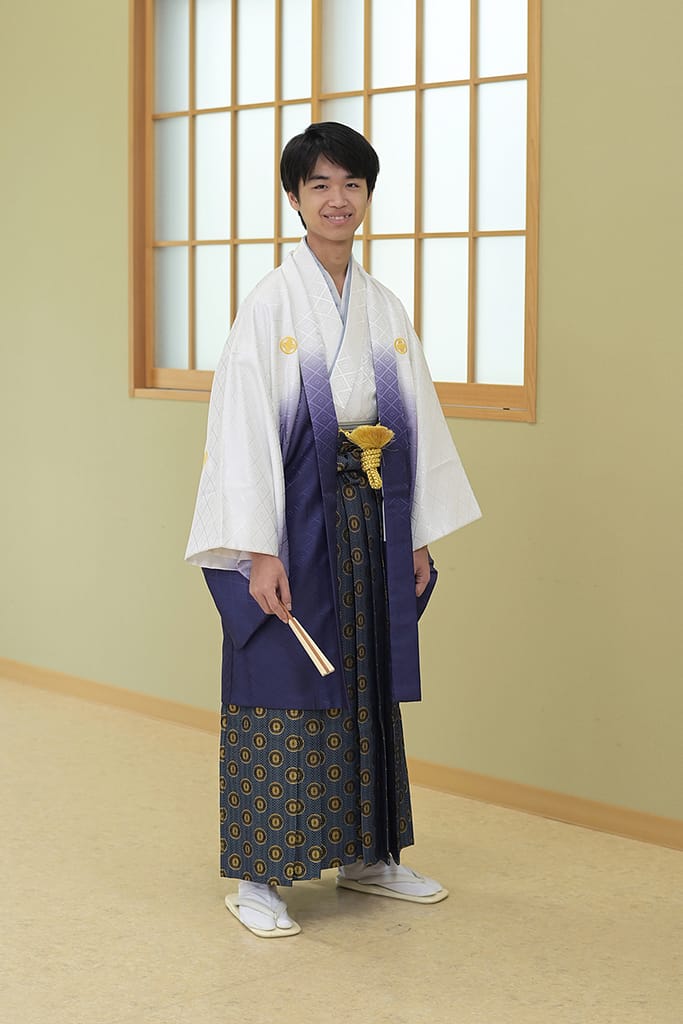 着物姿で残す成人式の一枚|水戸市 大林写真館
