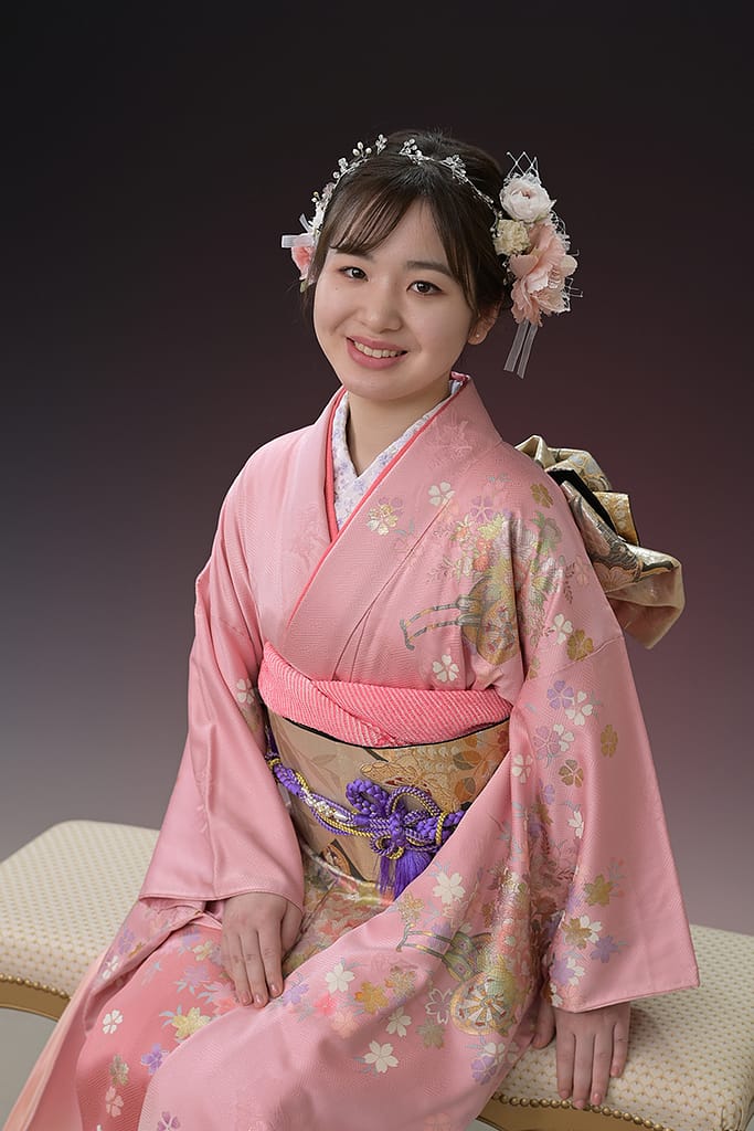 笑顔あふれる成人式写真|水戸市 大林写真館