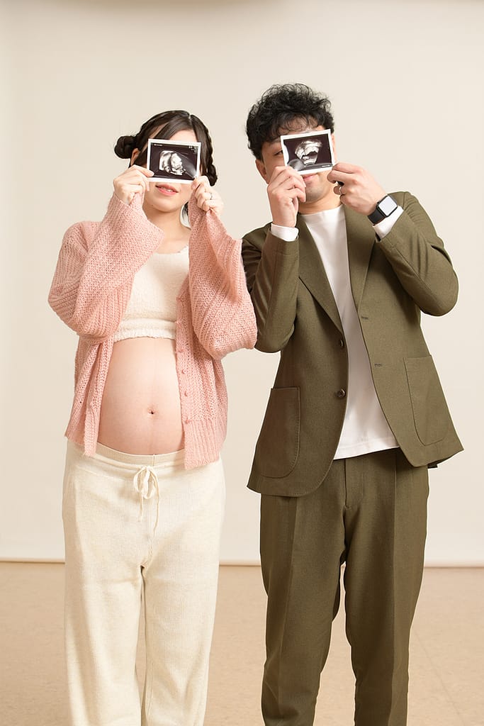 水戸市のセルフ写真館で撮影した家族写真|大林写真館