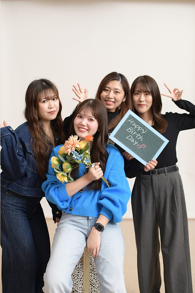 水戸市のセルフ写真館で撮影した友達写真|大林写真館