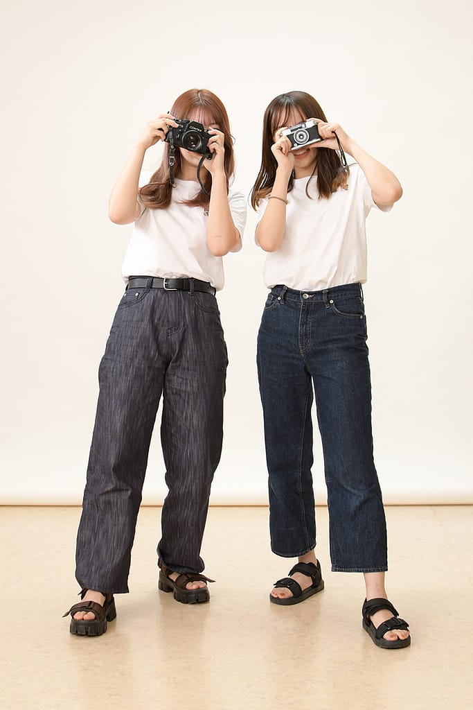 水戸市のセルフ写真館で撮影した友達写真|大林写真館