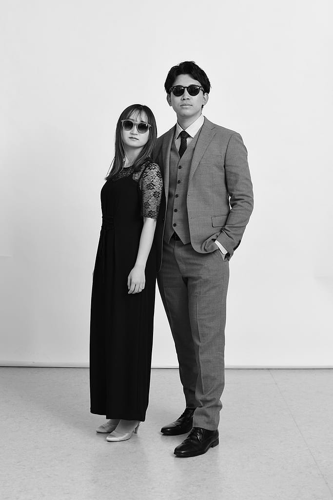 水戸市のセルフ写真館で撮影するモノクロポートレート|大林写真館